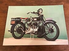Vintage 1925 800cc AJS Model E1 National Motorcycle Museum Postcard picture