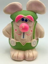 Vintage 1979 Dudley Easter Bunny Squeaky Toy Spearhead Philmont Hart 70s Rubber picture