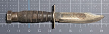 Vintage Camillus 2-1971 JET PILOT USED SURVIVAL KNIFE  VIETNAM ERA picture