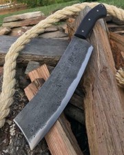 WILDCUSTOM HANDMADE 18 INCHES LONG IN HIGH GRADE STEEL HUNTING BEAUTIFUL MACHETE picture