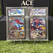 Pokémon 30th Anniversary Greninja ex #148 +Salamence ex #156 ACE 10 Perfect Subs picture