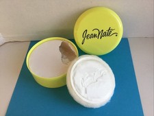 Vintage JEAN NATE Perfumed SILKENING Body Dusting POWDER & PUFF Discontinued picture