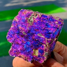238G Natural Colorful Chalcopyrite Calci Crystal ClustRare Mineral Specimen picture