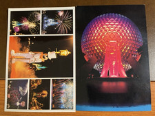 2x Vintage Disney, Epcot Postcards 1982 Unused picture