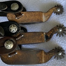 3 Tom Balding Dolly Parton DIXIE STAMPEDE Cowboy Spurs~OWN A PIECE of HISTORY picture