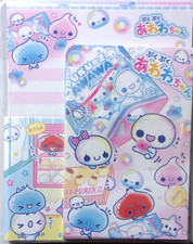 Pukupuku Awawa-chan Volume Letter Set KAMIO Made in JAPAN Heisei Retro Character picture