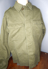 vtg 60s 1962 Seyntex Belgian Army Field Jacket Shirt Fatigue Uniform Belgium 14 picture