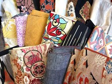 Vintage Japanese Obi Sashes Lot 17 Nagoya Fukuro Kimono Textile Remake picture