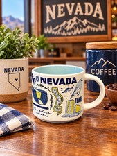 Starbucks Been There Series Nevada Ceramic Coffee Mug Cup 14 oz NWT picture