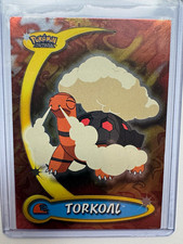 Topps Pokémon Advanced Challenge Torkoal #18 Card 2004 (FOIL Holo)💎 picture