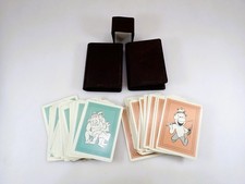 Vintage 1950s Washaw Novelty Playing Cards Twin Deck Set Cheer-Up's & Fish-Up picture