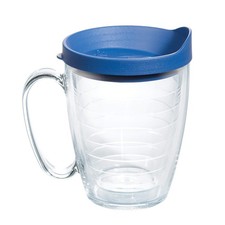 Tervis Clear & Colorful Lidded Made in USA Double Walled Insulated Tumbler Trave picture