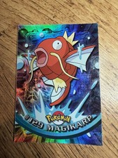 RAINBOW FOIL Magikarp Topps Pokemon #129 Blue Label picture