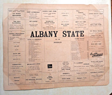 Vintage SUNY Albany NY Poster Wall Directory Hanging 1950s State Campus 24x19 picture