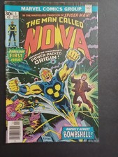 The Man Called Nova #1 newsstand - 1st app Richard Ryder Nova - 1976 - VG picture