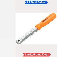 Spark Plug Gap Gauge E-Z Grip Pocket Clip Metric Gapping Scale Orange picture