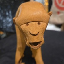 Vintage 1960s Modernist German Leather Monkey by Deru, Mid-Century Modern picture