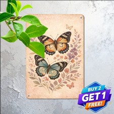 Celestial Butterfly Cosmic Galaxy Sign Mystical Nature Iron Metal Plaque 8x12 picture
