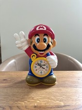 Super Mario World Vintage Alarm Clock Figure Very Rare Nintendo From Japan picture