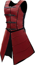 Women'S Medieval Chest Armor with Skirt for LARP Halloween Cosplay Costume picture