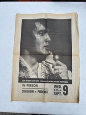 Elvis Presley Newspaper Insert Sept 9 1970 Coliseum Phoenix Flyer (BM43) picture