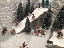 christmas village display Ski Slope For Lemax Dept 56 North Pole Dickens picture