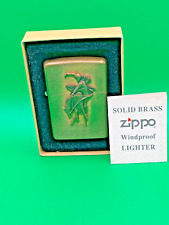1994 VINTAGE SOLID BRASS ZIPPO MARLBORO COUNTRY STORE BUCKING BRONCO picture