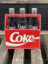 1993 Vintage Coca Cola Magnet Bottles Set Refrigerator Fridge Kitchen Kitsch picture