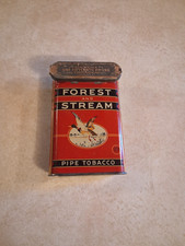 Vintage Forest and Stream Pipe Tobacco Pocket Tin Canada Hunting Mallard Duck picture