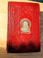 1870 Fleetwood LIFE OF CHRIST Antique Bible Hx Illust Leather Early Ed picture
