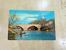 World's Largest Keystone Bridge Elkader Iowa Postcard 1975 picture