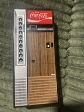 Working Vintage 1970s Coca-Cola Vending Machine Radio – Japan – Rare Vendo Jack picture