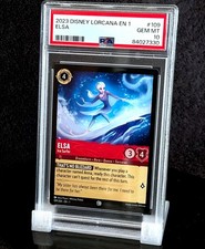 ❄️ 2023 ELSA ICE SURFER EN 1 • PSA 10 GEM MINT • DISNEY FROZEN LORCANA ❄️ picture