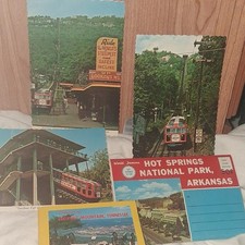 Vtg Postcard W/bklt Lookout Mountain TN (3) Hot Springs National Park AR Folder picture