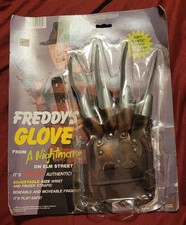 '84 Orig FREDDY'S GLOVE Nightmare on Elm Street Damaged Package  picture