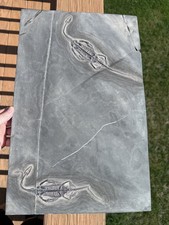 Large Triple Keichousaurus Mortality Plate - Fossil Keichousaurus -lizard fossil picture