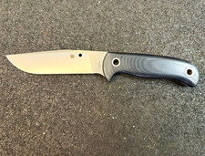 *RARE* Spyderco Gayle Bradley Weatherford Bowie, PSF27 steel, Micarta + Sheath picture