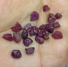 GENUINE EARTH MINED BEAUTIFUL NATURAL RED RUBY ROUGH GEMSTONE & GIFT picture