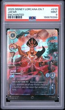 2025 DISNEY LORCANA EN 7-ARCHAZIA'S ISLAND ENCHANTED JAFAR - NEWLY CROWNED PSA 9 picture
