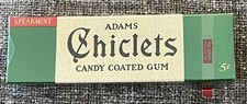 Vintage 1938 ADAMS SPEARMINT CHICLETS Chewing Gum  Cello-Sealed  NOS  RARE picture