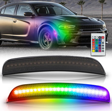 RGB LED Side Marker Lights For Dodge Charger 2015-2023 Front Fender Bumper Side picture