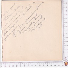 1949 Ice Parade Blackpool Signed Bissell & Farley to Mattie & Zola Cast Members picture