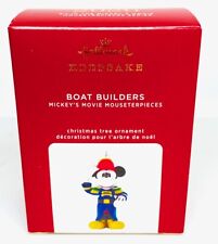New Hallmark Keepsake Boat Builders Mickey's Movie Mouseterpieces Ornament picture
