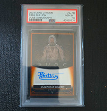 2024 Topps Dune Chrome Paul Bullion Autograph A-PB Sardaukar Soldier PSA 10 picture