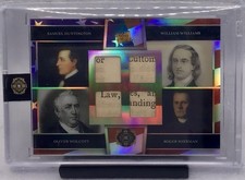 2025 POTP 1776 Freedom Fighters Sherman,Wolcott,Huntington,Williams Relic RWB picture