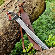 24'' Handcrafted CUTLASS COMBAT BATTLE READY SWORD WITH SHEATH picture