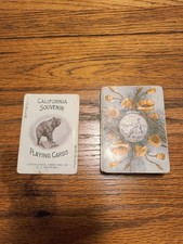 Antique 1900 R.J. Waters California Souvenir Playing Cards complete deck + joker picture