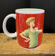 Scooby Doo Shaggy Rogers Ceramic Coffee Mug 11oz Hanna Barbera Red Retro Cup NEW picture