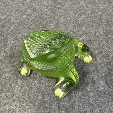 Lalique France Green Crystal 