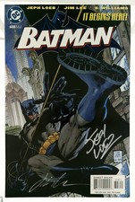 Batman #608 2002 DC Comics VF Comic Book Hush Story Signed Jeph Loeb picture